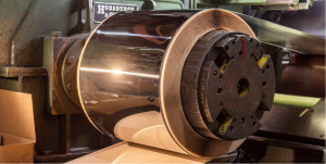 Icon representing EMS’s toll-processing services for metal strip and coil